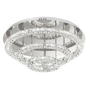 Stars of Light Kristallen plafondlampToneria 75cm 3-rings grijs - 39002