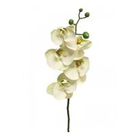 Kunst Phalaenopsis Orchidee Bora 58 cm - Wit - Nova nature
