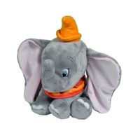 Grijze Disney Dumbo/Dombo olifant knuffels 35 cm knuffeldieren - thumbnail