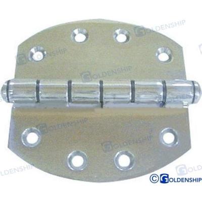 Bisagra acero inoxidable GS72191 - BISAGRA INOX OVAL 126X127