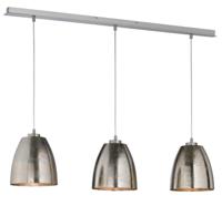 Fischer & Honsel 3-lichts hanglamp Cannes antiek nikkel 60139