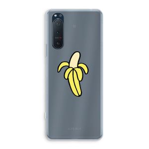 Banana: Sony Xperia 5 II Transparant Hoesje
