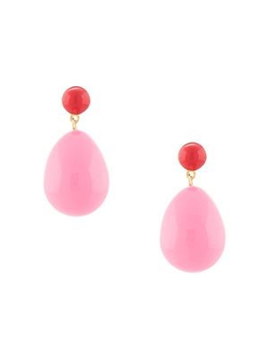 Eshvi boucles d'oreilles pendantes - Rose