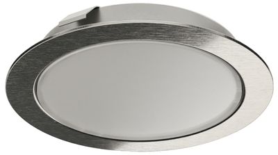 Loox5 meubelspot inbouw 55mm 3000K 12V LED2047 RVS kleurig
