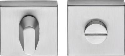 Formani Basics BSQWC53 toiletsluiting zonder indicatie - mat RVS