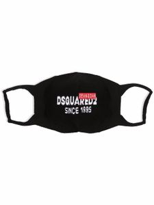 DSQUARED2 masque à logo intarsia - Noir