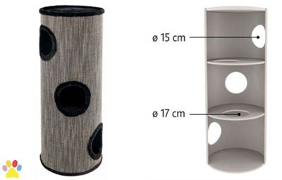 Trixie Krabton Amado Zwart 40X40X100 CM