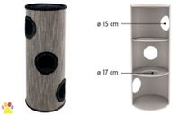 Trixie Krabton Amado Zwart 40X40X100 CM - thumbnail