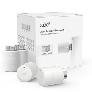 tado° Smart Radiator Thermostat - Quattro Geschikt voor gebruik binnen