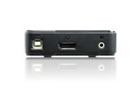 Aten 2-poorts USB DisplayPort/Audio KVM-switch (4K-ondersteuning en kabels inbegrepen) - thumbnail