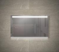 Badkamerspiegel Luca | 120x70 cm | Rechthoekig | Directe en indirecte LED verlichting | Drukschakelaar