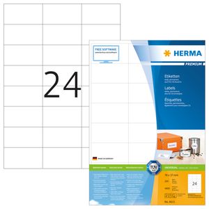 HERMA 4615 printeretiket Wit Zelfklevend printerlabel