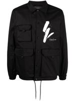 Yohji Yamamoto x New Era veste à logo imprimé - Noir