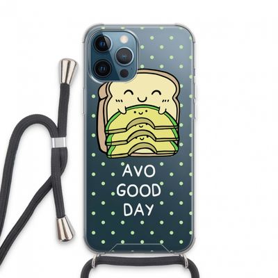 Avo Good Day: iPhone 13 Pro Max Transparant Hoesje met koord