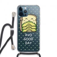 Avo Good Day: iPhone 13 Pro Max Transparant Hoesje met koord