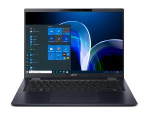 Acer TravelMate P6 TMP614-52-7238 Laptop 35,6 cm (14") WUXGA Intel® Core™ i7 i7-1165G7 16 GB LPDDR4x-SDRAM 512 GB SSD Wi-Fi 6 (802.11ax) Windows 10 Pro Zwart