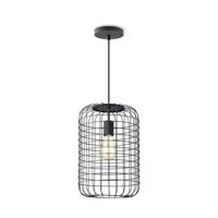 Hanglamp Netting - Zwart - 26x26x142cm Hanglamp Netting - Zwart - 26x26x142cm