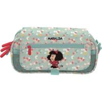 Pennenetui met 3 vakken Mafalda Multicolour 23 x 10 x 10 cm