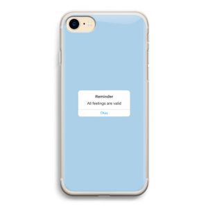 Reminder: iPhone 7 Transparant Hoesje