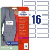 Avery-Zweckform L4783-20 Naametiketten 88.9 x 31 mm Acetaatzijde Wit 320 stuk(s) Weer verwijderbaar Laser (zwart/wit), Laser (kleur), Kopiëren (zwart/wit), - thumbnail