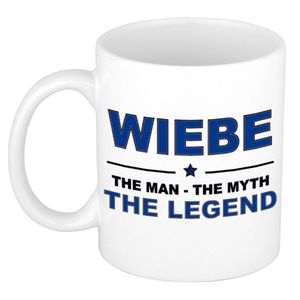 Wiebe The man, The myth the legend cadeau koffie mok / thee beker 300 ml