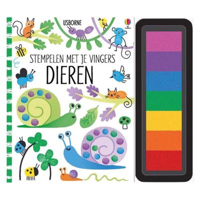 WPG Uitgevers Stempelen met je vingers - dieren