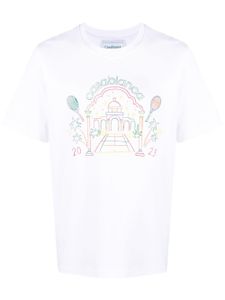 Casablanca t-shirt Rainbow Crayon en coton biologique