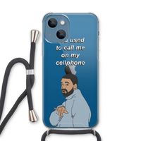Hotline bling: iPhone 13 Transparant Hoesje met koord Hotline bling: iPhone 13 Transparant Hoesje met koord