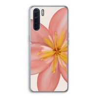 Pink Ellila Flower: Oppo A91 Transparant Hoesje