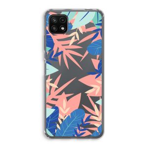 Tropisch: Samsung Galaxy A22 5G Transparant Hoesje