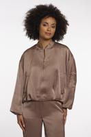 Rino & Pelle Bomber Jacket With Zipper Flore.7002622 Jackets 11011 Slate Bark