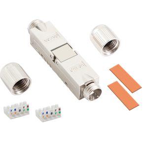 LogiLink Field assembly Cat.6A cable connector, shielded, screw type strain relief-
