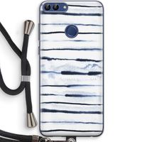 Ink Stripes: Huawei P Smart (2018) Transparant Hoesje met koord