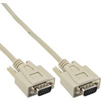 Kabel InLine S VGA 15HD M-M 2 meter beige en grijs - thumbnail