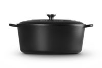 LE CREUSET - Signature - Braadpan ovaal 40cm 13,9l Mat Zwart - thumbnail