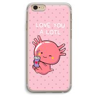 Love You A Lotl: iPhone 6 Plus / 6S Plus Transparant Hoesje