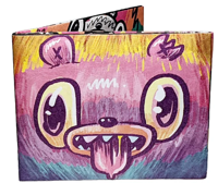 Mighty Wallet Bearbrains by Nate Bear Artist Collective