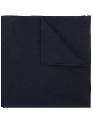 Brunello Cucinelli carré de poche classique - Bleu