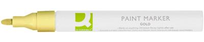 Q-CONNECT paint marker, op oliebasis, ronde punt, goud