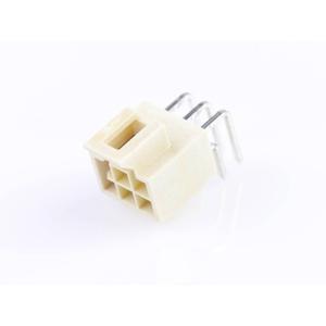 Molex 1053142306 Female header, inbouw (standaard) Totaal aantal polen: 6 Rastermaat: 2.50 mm Inhoud: 1 stuk(s) Tray