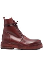 Marsèll bottines Zuccolona en cuir - Rouge