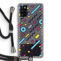 8-bit N°8: Samsung Galaxy A41 Transparant Hoesje met koord