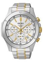 Horlogeband Seiko 6T63-00G0 / SSB107P1 / M0TF111C0 Staal Bi-Color 21mm Horlogeband Seiko 6T63-00G0 / SSB107P1 / M0TF111C0 Staal Bi-Color 21mm