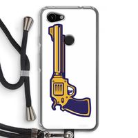 Pew Pew Pew: Pixel 3a Transparant Hoesje met koord