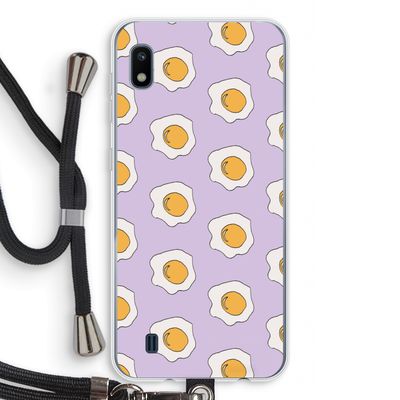 Bacon to my eggs #1: Samsung Galaxy A10 Transparant Hoesje met koord