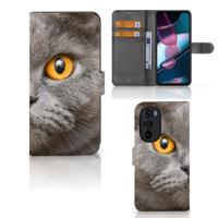 Telefoonhoesje | Met pasjeshouder | Motorola Edge 30 Pro Britse Korthaar
