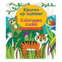 Kleuren op Nummer Kleurboek Dieren - thumbnail