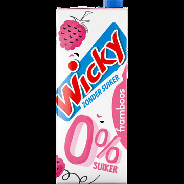 Wicky 0% Suiker Framboos 1,5 L bij Jumbo