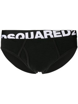 DSQUARED2 slip à logo - Noir