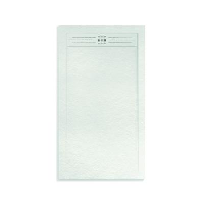 Douchebak BWS Veroni Elite 120x80 cm Composietsteen Wit